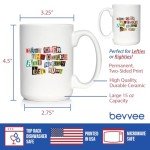 Coffee Ransom Note Coffee Mug - Funny Sarcastic Coffee Mug Gifts for Coffee Lovers - Large 15oz White Ceramic