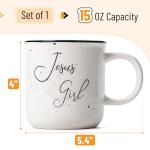 Mr. Pen- Christian Coffee Mugs for Women & Men, 15 oz, White with Bible Theme Design, Christian Mugs for Women, Coffee Cup Ceramic, Cute Tea Cups, Microwave Safe