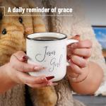 Mr. Pen- Christian Coffee Mugs for Women & Men, 15 oz, White with Bible Theme Design, Christian Mugs for Women, Coffee Cup Ceramic, Cute Tea Cups, Microwave Safe