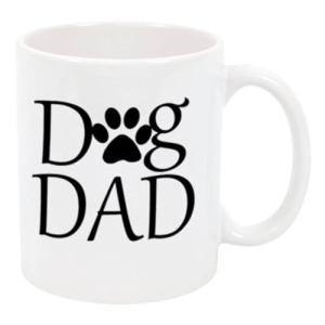 Promotion & Beyond Funny Dog Dad Mugs Gift For Dog Dad Parent Father's Day Birthday Novelty Coffee Mugs Ceramic (11 oz) PB120