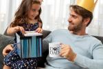 Promotion & Beyond Funny Dog Dad Mugs Gift For Dog Dad Parent Father's Day Birthday Novelty Coffee Mugs Ceramic (11 oz) PB120
