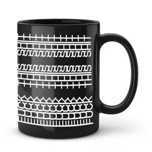 Joybloks 11OZ Black Funny Hidden Message Mug for Coworkers, Unique Coffee Lover White Elephant Gag Cup Gifts for Adults Women Men