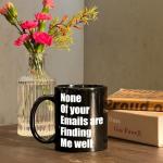 Kadiak Funny Coffee Mug Gifts for Work Office, Novelty Sarcastic Work Coffee Mug for Women Men Boss Coworkers Friends, Farewell Goodbye Going Away Gag Gifts for Colleague 11oz