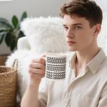 Funny Birthday Gifts for Women Men, Hidden Message Ceramic Coffee Mug，Coffee Lover White Elephant Gifts for Adults Useful，Unique Office Prank Gag Gifts for Coworkers Christmas