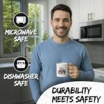 I Do What I Want Ceramic Coffee Mug 11oz Cute Funny Cat Meme Souvenir -Tea Coffee Mug with Comfortable Grip - Unique Fun Gift Cup for Men Women Mom Dad - Vibrant Long-Lasting Print ID44991