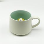 NOSCOMP 3D Animal Cup Coffee Mug Comes With A Cute Inside Creative Morning Mug Animal Cup For Hot And Cold Tea Milk Coffee Perfect For Kids Decorations Best Office Cup (Dog) (Ceramic), 400 ML