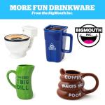 BigMouth Inc Super Charged Funny Coffee Mug, Battery Shaped Cup, Funny Gifts for Coffee Lovers, Large, 18 Ounces