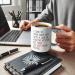 XKZGSZB I Come To Work Every Day With A Can Do Positive Attitude, Funny Work Sarcastic Coffee Mug, Gifts for Friend Bestie Coworker Boss Manager Employer, Coworker Retirement Goodbye Farewell Gifts