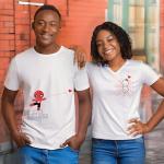 BoldLoft Captured by Your Love Couple Shirts for Him and Her, His and Hers Matching Shirts (US, Alpha, Large, Regular, Regular, Men, White)