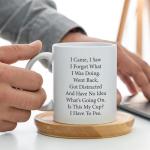 MAUAG Funny I Came I Saw I Forgot What I Was Doing Coffee Mug - Senior Citizens, Elderly, Men & Women - Birthday, Mother's Day, Father's Day