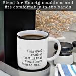 I Survived Another Meeting That Should Have Been An Email Mug 11 Oz, Funny Coffee Mug Work Gift