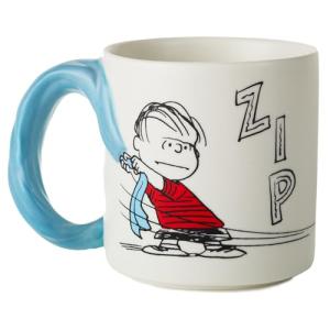 Hallmark Peanuts Linus and Snoopy Coffee Mug (Dimensional Blanket) 17 oz., Gifts for Moms, Dad, Teacher, Boss