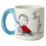 Hallmark Peanuts Linus and Snoopy Coffee Mug (Dimensional Blanket) 17 oz., Gifts for Moms, Dad, Teacher, Boss