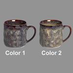 KYBSCZ Ceramic Coffee Mugs - 12 Ounces Ceramic Mugs - Tea Cups with Handle - Funny Cappuccino Cups - Dishwasher Safe, Set of 4