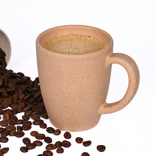 Eco-Friendly Bamboo Coffee Mug with Handle | 10 oz
