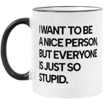 Fatbaby Funny Coffee Mug Gifts for Coworkers Office,Sarcastic Christmas Gag Gifts for Friends Women Men Coworkers Boss 11OZ