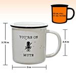 MAINEVENT You're On Mute Mug 11 Ounce Ceramic Coffee Mug, Farmhouse Coffee Mugs Gift Ideas Funny Coffee Mug with Quotes Coffee Mugs with Sayings