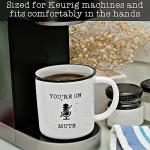 MAINEVENT You're On Mute Mug 11 Ounce Ceramic Coffee Mug, Farmhouse Coffee Mugs Gift Ideas Funny Coffee Mug with Quotes Coffee Mugs with Sayings