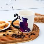 Color Changing Cat Coffee Mug for Cat Lovers - Mom Birthday Gifts for Women - Crazy Kitten Lady Mugs Gift for Animal Lover Mom, Daughter, Sister, Aunt, Wife, Best Friends, BFF, Coworkers, Her - 12oz