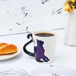 Color Changing Cat Coffee Mug for Cat Lovers - Mom Birthday Gifts for Women - Crazy Kitten Lady Mugs Gift for Animal Lover Mom, Daughter, Sister, Aunt, Wife, Best Friends, BFF, Coworkers, Her - 12oz