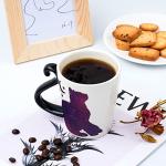 Color Changing Cat Coffee Mug for Cat Lovers - Mom Birthday Gifts for Women - Crazy Kitten Lady Mugs Gift for Animal Lover Mom, Daughter, Sister, Aunt, Wife, Best Friends, BFF, Coworkers, Her - 12oz