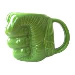 LUCYLANKER Superhero Inspired Fist Mug, Oversized Ceramic Coffee Cup with Sculpted Grip Design, Funny Shaped 3D Mugs, Boxed Novelty Gift for Marvel Fans & Collectors on Birthdays, Father's Day, 24oz