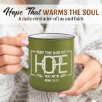 Steadfast Selections 4 - Pack Inspirational Christian Coffee Mug for Women & Men - Scripture Coffee Cups with Bible Verses - Religious Coffee Mugs - Faith Based Gift Set - Ceramic Christian Mug