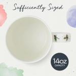 Royal Worcester 14 Oz Duck The Halls Christmas Mug with Duck Design - Fine Bone China Winter Holiday Coffee Mug, Microwave & Dishwasher Safe, Wrendale Designs Festive Holiday Tableware