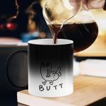 YXOTJHS Funny Coffee Mug, Gag Gift Heat Changing Mugs, White Elephant Gifts For Adults, Unusual Funny Gift For Men Women, Gag Gifts For Christmas, Raunchy Dark Humor