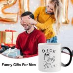 YXOTJHS Funny Coffee Mug, Gag Gift Heat Changing Mugs, White Elephant Gifts For Adults, Unusual Funny Gift For Men Women, Gag Gifts For Christmas, Raunchy Dark Humor