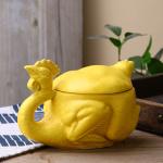 Funny salt-baked chicken, cup coffee cup, ceramic mug, creative and wonderful sand sculpture