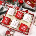 Sieral 6 Pcs Employee Appreciation Gifts, Thank You Gift for Women Men 12 oz Enamel Mugs with Handle for Team Coworkers Teacher Mentor Leaders Friends Thanksgiving Christmas Gifts