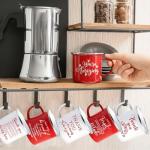 Sieral 6 Pcs Employee Appreciation Gifts, Thank You Gift for Women Men 12 oz Enamel Mugs with Handle for Team Coworkers Teacher Mentor Leaders Friends Thanksgiving Christmas Gifts