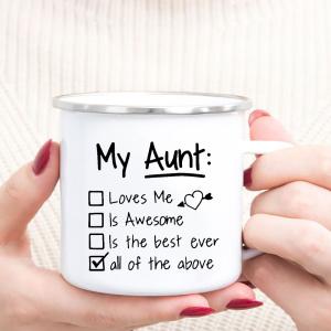 My aunt loves me Coffee mug aunt is awesome mugs my aunt is the best ever cup Aunt gift Birthday gifts for sister in law