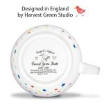 MFoffice Rainbow Heart Coffee Mug, Premium 20 oz Bone China Hug Mug, Inspiring Gift of Hope and Positivity, Perfect for Birthdays, Holidays, and Christmas, Designed in England by Harvest Green Studio