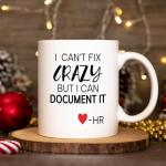 Yanprint Funny Gifts for HR, Human Resource Coffee Mug,Birthday Christmas Gifts for Human Resources Manager Office Tea Cup 11 OZ