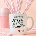 Yanprint Funny Gifts for HR, Human Resource Coffee Mug,Birthday Christmas Gifts for Human Resources Manager Office Tea Cup 11 OZ