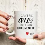 Yanprint Funny Gifts for HR, Human Resource Coffee Mug,Birthday Christmas Gifts for Human Resources Manager Office Tea Cup 11 OZ