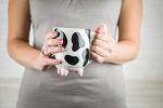 Boston Warehouse Udderly Cow Mug with Non-Skid Silicone Feet, Hand Painted Ceramic, 20 fl.oz.