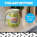 BigMouth Inc Complaint Department Grenade Coffee Mug - "Take a Number" - Funny Gag Gift for Office, Coworker, Teacher - Ceramic, 16 Ounces