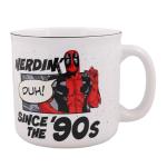 Deadpool Nerd Since the '90s Camper Mug 20oz
