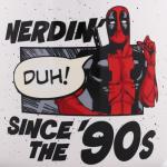 Deadpool Nerd Since the '90s Camper Mug 20oz