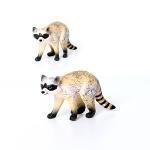 Simulation Forest Wild Animal Capybara Raccoon Badger Wolverine Anteater Beaver Otter Model Figure Collector Toys Gift For Kids