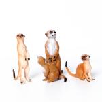 Simulation Forest Wild Animal Capybara Raccoon Badger Wolverine Anteater Beaver Otter Model Figure Collector Toys Gift For Kids