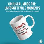 Panvola Sobriety Is Never Owned Inspirational Gifts Sobriety Recovery Sober Motivational Christian Gifts for Women Men Coffee Ceramic Mug 11 oz White