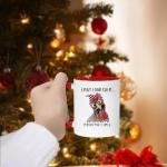 Lxenrra Funny Chicken Rooster Coffee Mug, “I May Look Calm But In My Head I’ve Pecked You 3 Times” Mug, Birthday Christmas Gifts for Women Men, Chicken Lover Farmer Gift, 11 Oz-Red