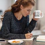 Veracco® Funny Coffee Mug - Ceramic Coffee Mug Gifts for Women Men Wife Husband Coworkers Boss Employee Friends I'd Agree with You but Then We'd Both Be Wrong (White, Porcelain)