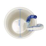 Homee Handmade Creative Art Coffee Mug Ceramic Milk Cups Ocean Style (Octopus)