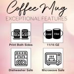 Custom Name Animal Ceramic Mug 11oz 15oz - Personalized Pig Coffee Cup with Cute Farm Animal Illustration - Unique Nature-Inspired Drinkware for Animal Lovers, Rustic Country Ceramic Tea Mug