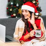 Christmas Vacation Merch Gifts, Funny Holiday Coffee Mug, 11oz Double-sided Christmas Vacation Drinking Cup, Novelty Party Cups for Table Decor, White Elephant Gag Gift for Women Men Coworkers